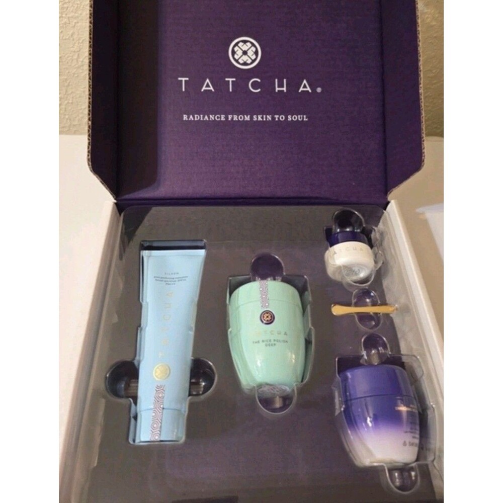TATCHA 4pc. Skincare Ritual Deep Face & Eye  NIB